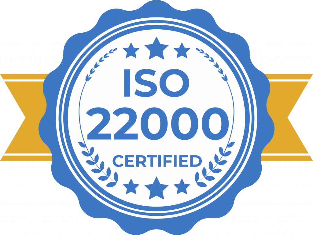 Food safety management system according to ISO 22000 standard