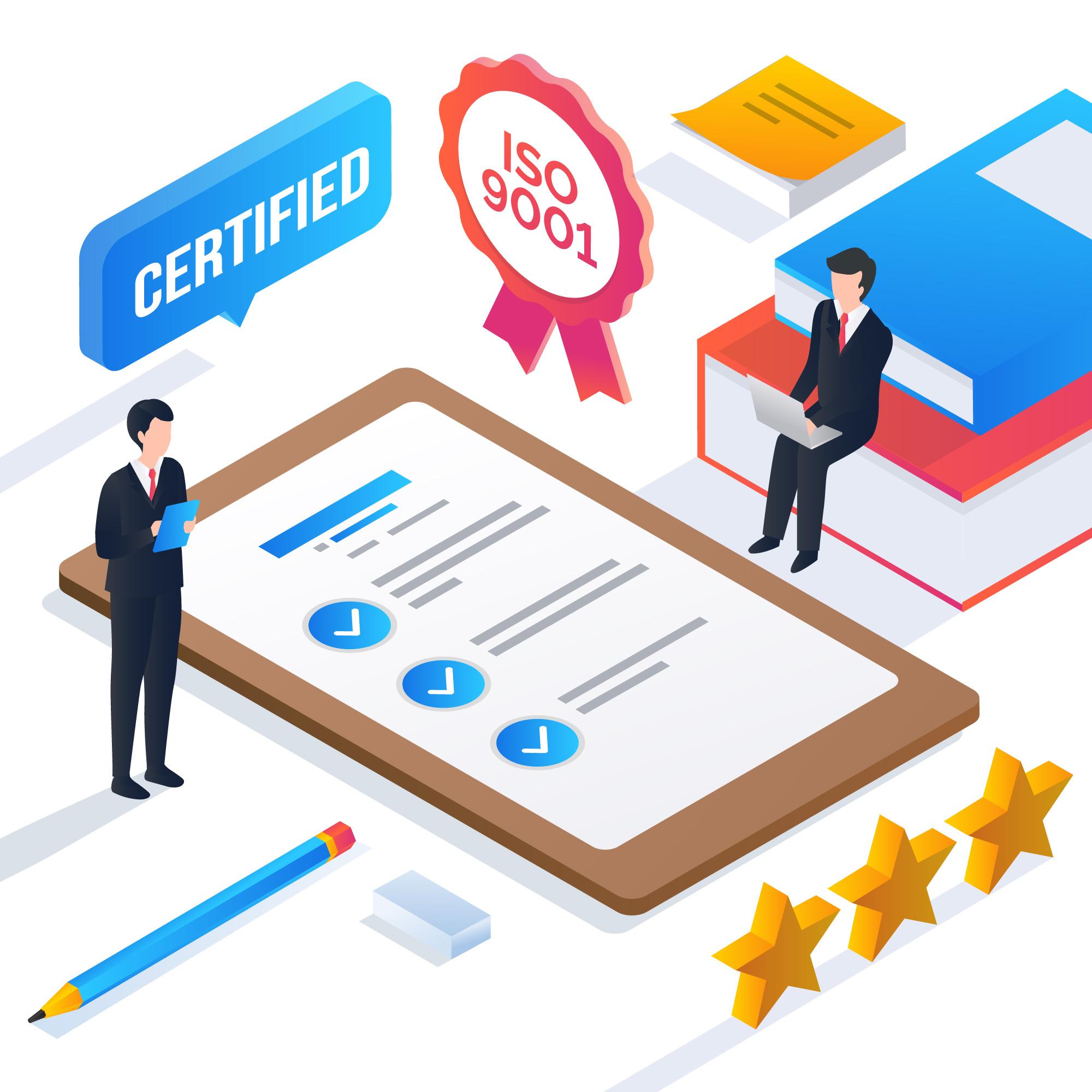 Institutional qualification for obtaining ISO certifications