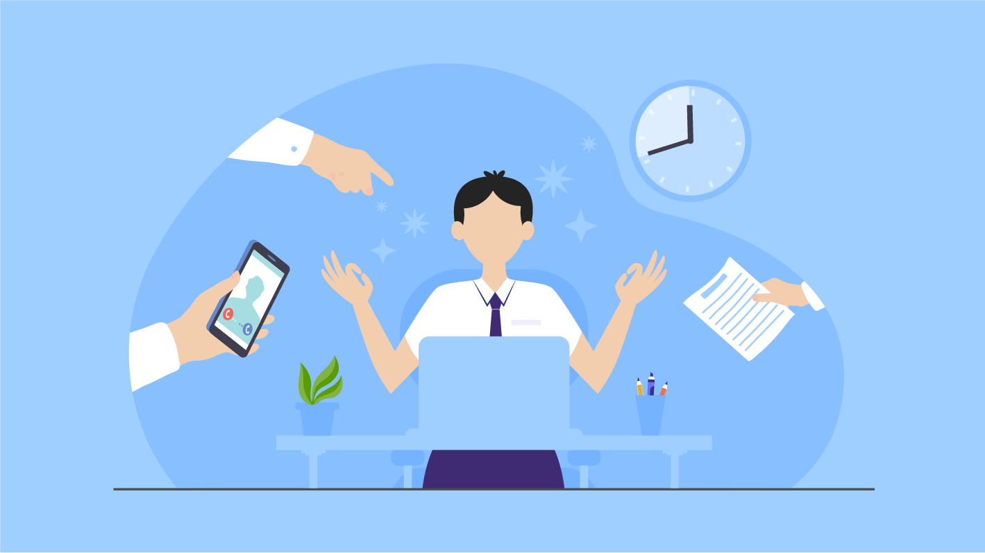 Managing work-related stress and controlling emotions