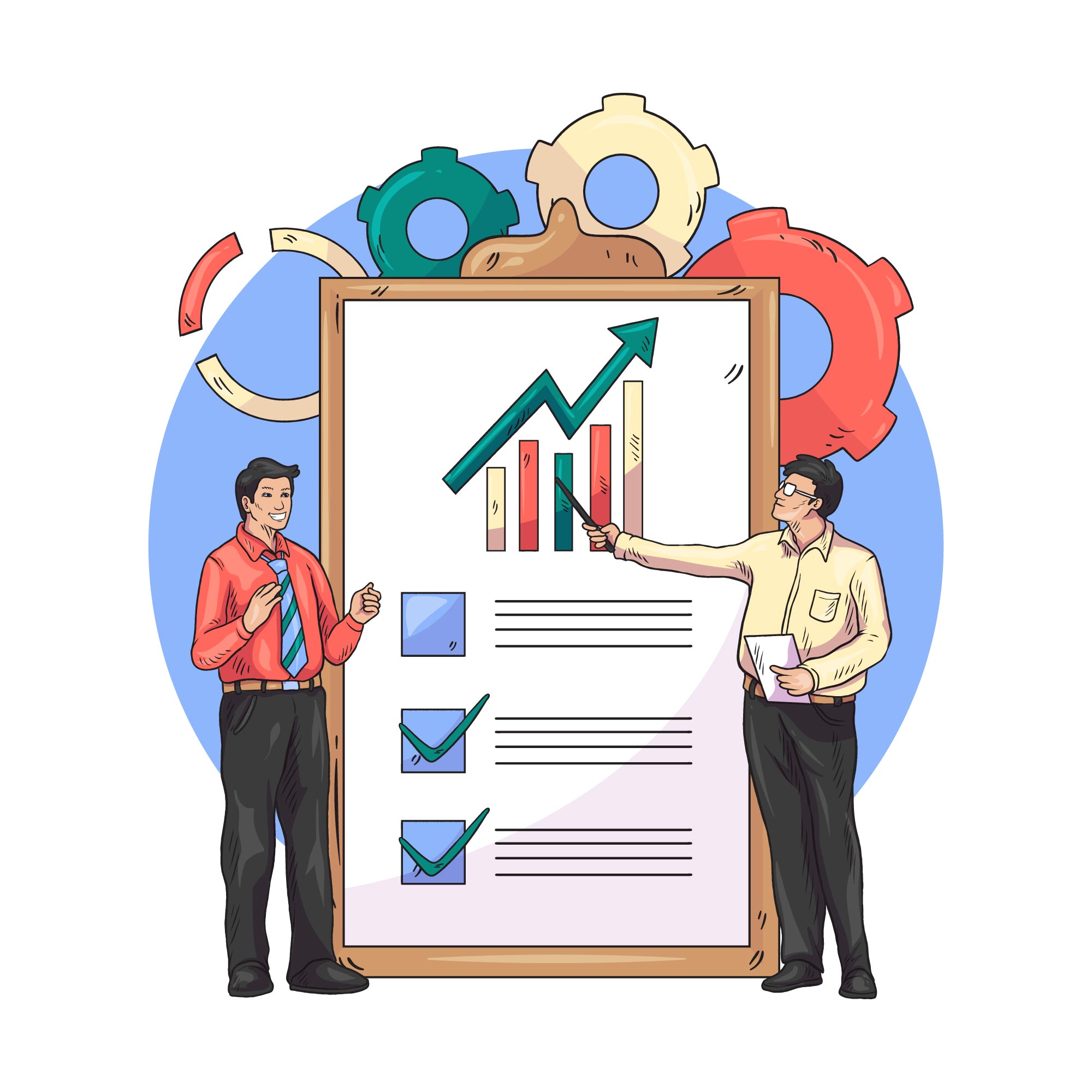Preparing reports and statistical analysis in the areas of quality and safety
